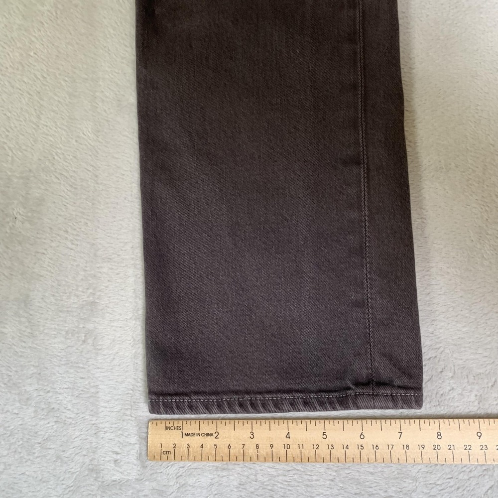 AG Adriano Goldschmied Matchbox Jeans Mens 36x34 Brown Slim Straight Stretch - Picture 9 of 16